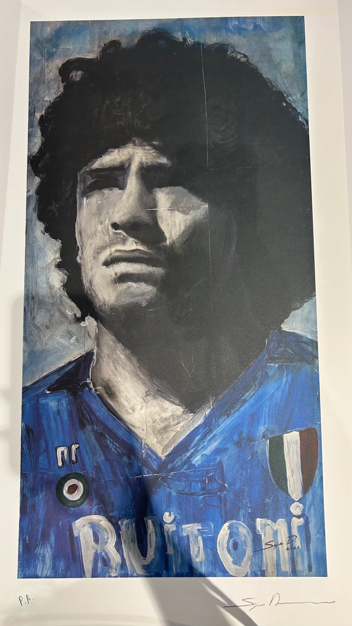 Litografie '' MARADONA ''