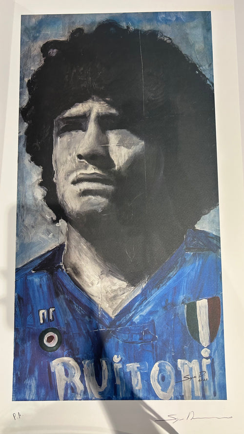 Litografie '' MARADONA ''