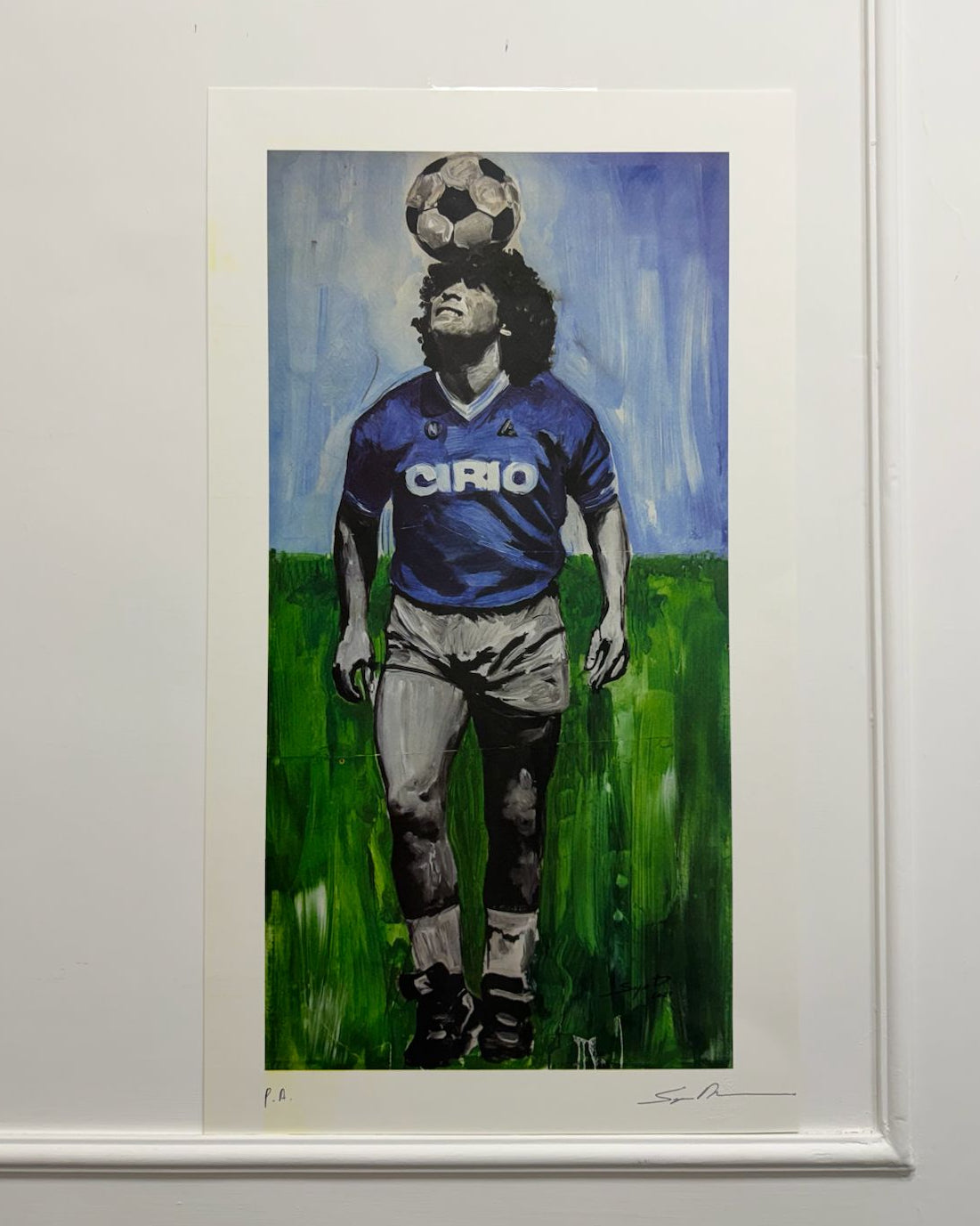 Litografie '' MARADONA ''